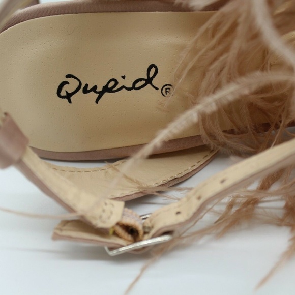 Qupid Dusty Pink Satin Heels Size 6 - Picture 7 of 7